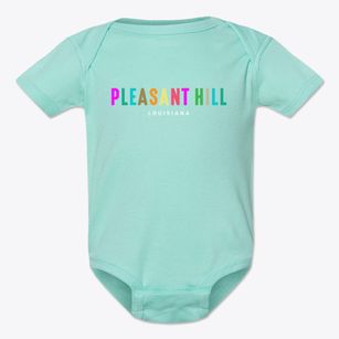 Pleasant Hill Louisiana Color Pop Baby Onesie