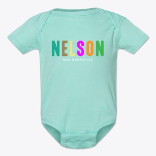 Nelson New Hampshire Color Pop Baby Onesie