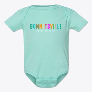 Bonnetsville North Carolina Color Pop Baby Onesie