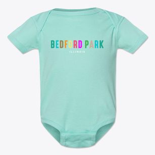 Bedford Park Illinois Color Pop Baby Onesie