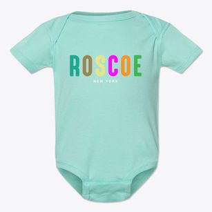 Roscoe New York Color Pop Baby Onesie