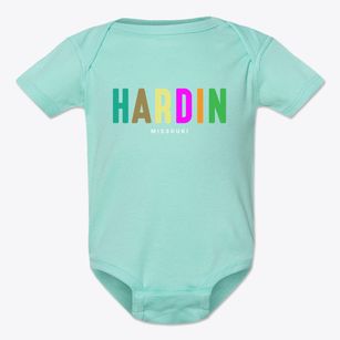 Hardin Missouri Color Pop Baby Onesie