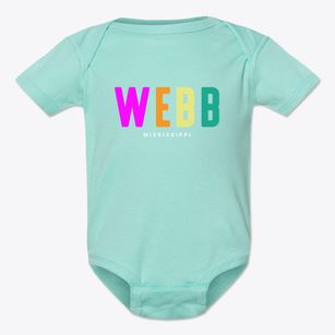 Webb Mississippi Color Pop Baby Onesie