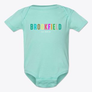 Brookfield Illinois Color Pop Baby Onesie