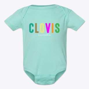 Clovis California Color Pop Baby Onesie