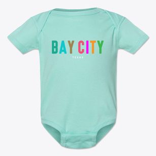 Bay City Texas Color Pop Baby Onesie