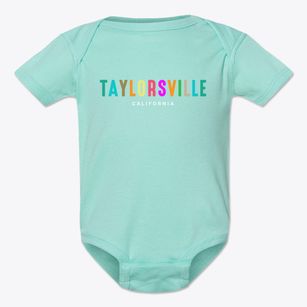 Taylorsville California Color Pop Baby Onesie
