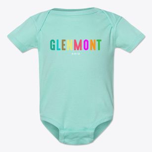 Glenmont Ohio Color Pop Baby Onesie