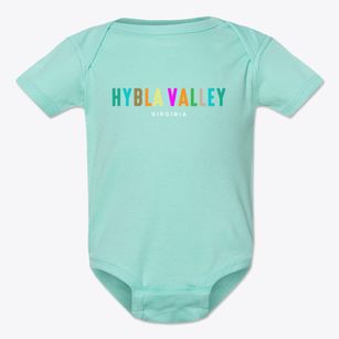 Hybla Valley Virginia Color Pop Baby Onesie