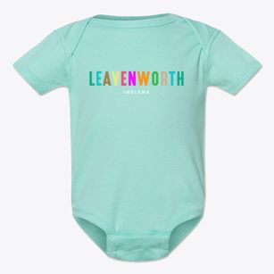 Leavenworth Indiana Color Pop Baby Onesie