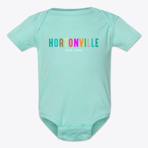 Hortonville New York Color Pop Baby Onesie