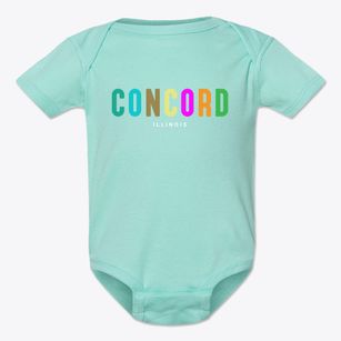 Concord Illinois Color Pop Baby Onesie