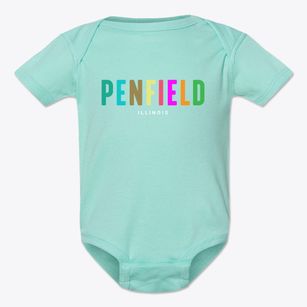 Penfield Illinois Color Pop Baby Onesie