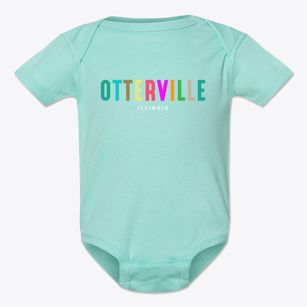 Otterville Illinois Color Pop Baby Onesie