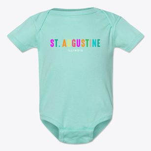 St. Augustine Illinois Color Pop Baby Onesie