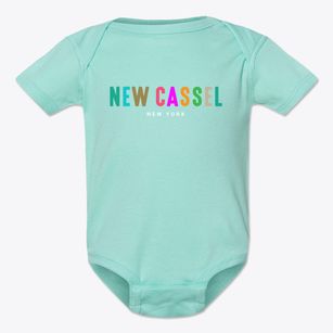 New Cassel New York Color Pop Baby Onesie