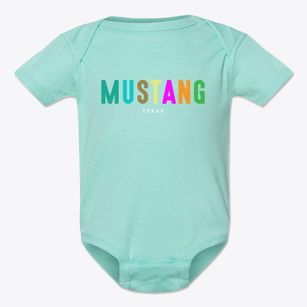 Mustang Texas Color Pop Baby Onesie