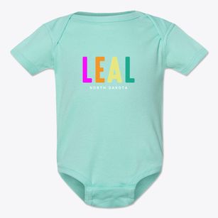 Leal North Dakota Color Pop Baby Onesie