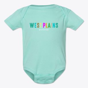 West Plains Missouri Color Pop Baby Onesie