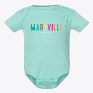 Maryville Missouri Color Pop Baby Onesie