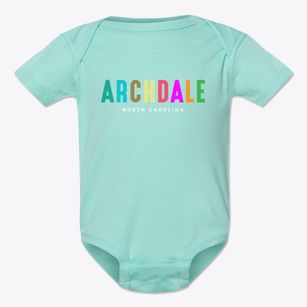 Archdale North Carolina Color Pop Baby Onesie