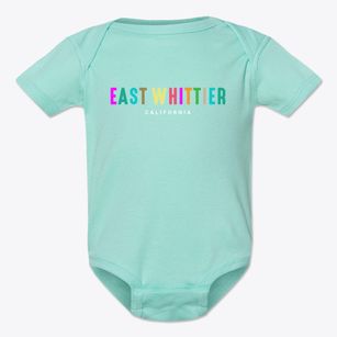 East Whittier California Color Pop Baby Onesie