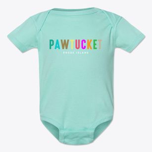 Pawtucket Rhode Island Color Pop Baby Onesie