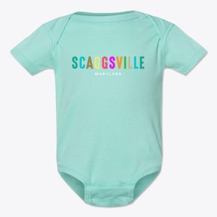 Scaggsville Maryland Color Pop Baby Onesie