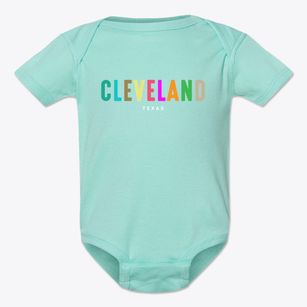 Cleveland Texas Color Pop Baby Onesie