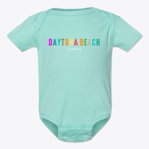 Daytona Beach Florida Color Pop Baby Onesie