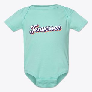  Tennessee Retro Candy Vibes Baby Onesie