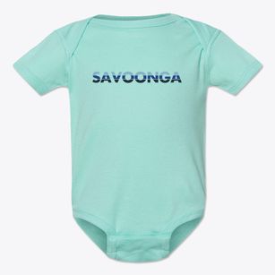 Savoonga Alaska Cool Breeze Baby Onesie