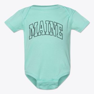  Maine Trendy State Baby Onesie