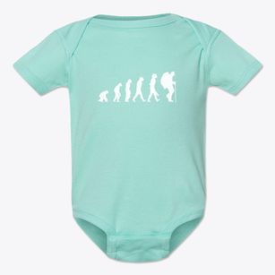   Hiking Man Baby Onesie