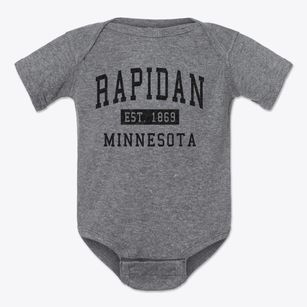 Rapidan Minnesota Classic Established Baby Onesie