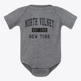 North Volney New York Classic Established Baby Onesie