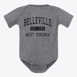 Belleville West Virginia Classic Established Baby Onesie