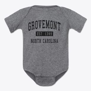 Grovemont North Carolina Classic Established Baby Onesie