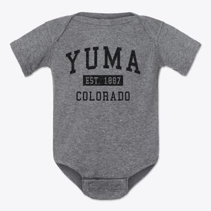 Yuma Colorado Classic Established Baby Onesie