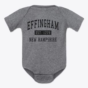 Effingham New Hampshire Classic Established Baby Onesie