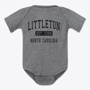 Littleton North Carolina Classic Established Baby Onesie