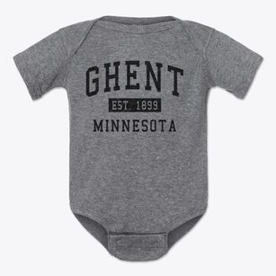 Ghent Minnesota Classic Established Baby Onesie