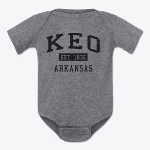 Keo Arkansas Classic Established Baby Onesie