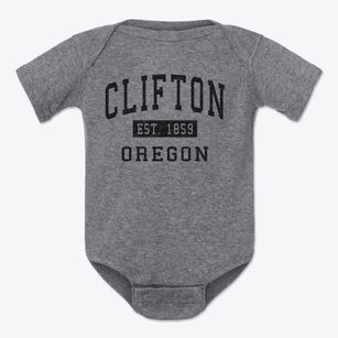 Clifton Oregon Classic Established Baby Onesie