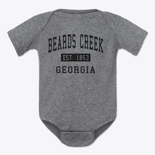 Beards Creek Georgia Classic Established Baby Onesie