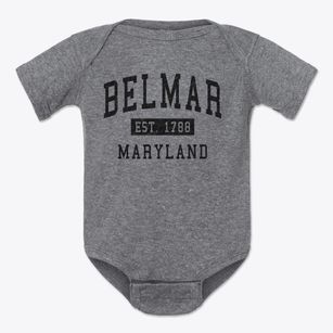 Belmar Maryland Classic Established Baby Onesie