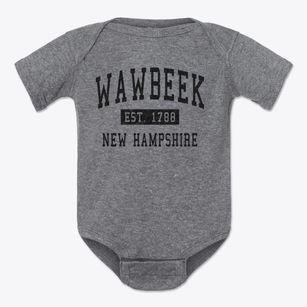 Wawbeek New Hampshire Classic Established Baby Onesie