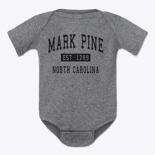 Mark Pine North Carolina Classic Established Baby Onesie