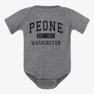 Peone Washington Classic Established Baby Onesie