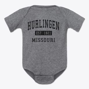 Hurlingen Missouri Classic Established Baby Onesie